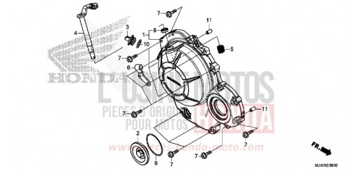 RIGHT CRANKCASE COVER CB500XAJ de 2018
